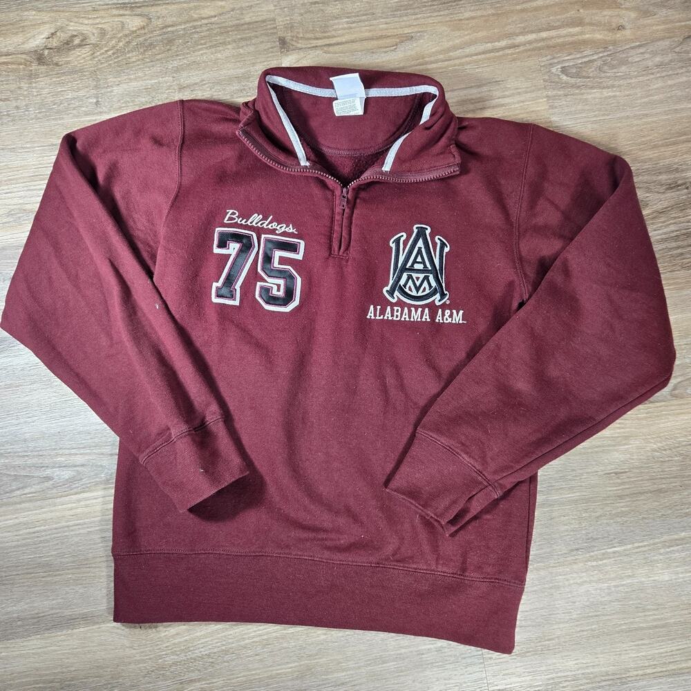 Champion Alabama A&M Bulldogs Hoodie Womens S Maroon HBCU College Sweatshirt